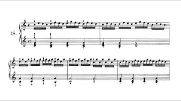 CARL CZERNY - etude No. 18 | Practical Method For Beginners Op. 599