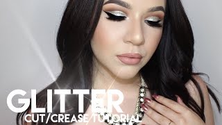 Silver Glitter Cut Crease | KatEyedTv