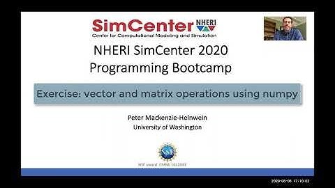 Python Quickstart Tutorial: Exercise on Matrix Data Types