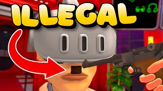 Shaving ILLEGAL Mustaches By FORCE in This VR Game! | I am Security VR screenshot 3