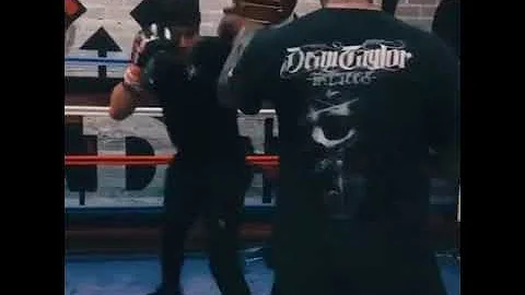 Frankie Lloyd and his new trainer nik gittus