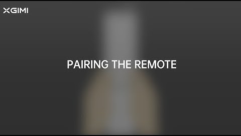 Pairing Remote With XGIMI Projector Android TV System