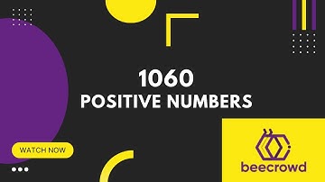 1060. Positive Numbers | Beecrowd Problem Solving Bangla Tutorials