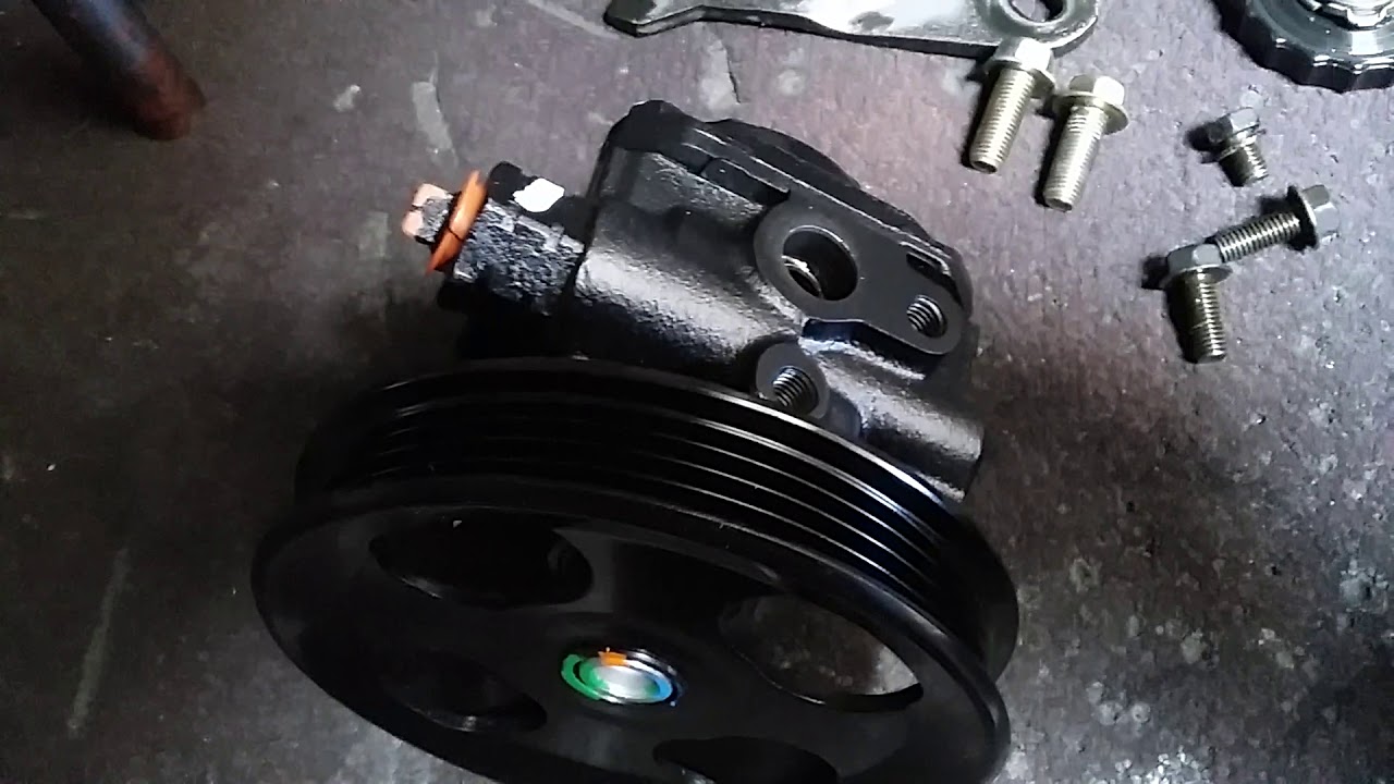 Toyota Tundra RWD (3.4l. 5VZ-FE)/ power steering pump replacement - YouTube
