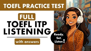 Full TOEFL ITP Listening Practice Test with Answers | TOEFL Exam Prep | English Listening MCQ TOEFL