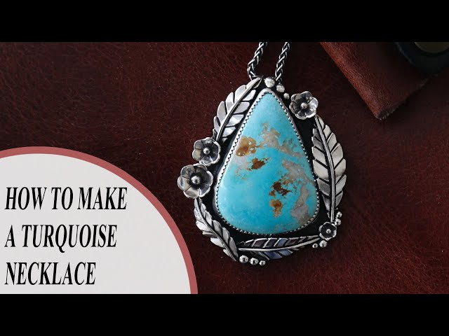Blue Turquoise & Gold Filled Geometric Handmade Wire Wrapped Pendant N –  Rhonda Chase Design