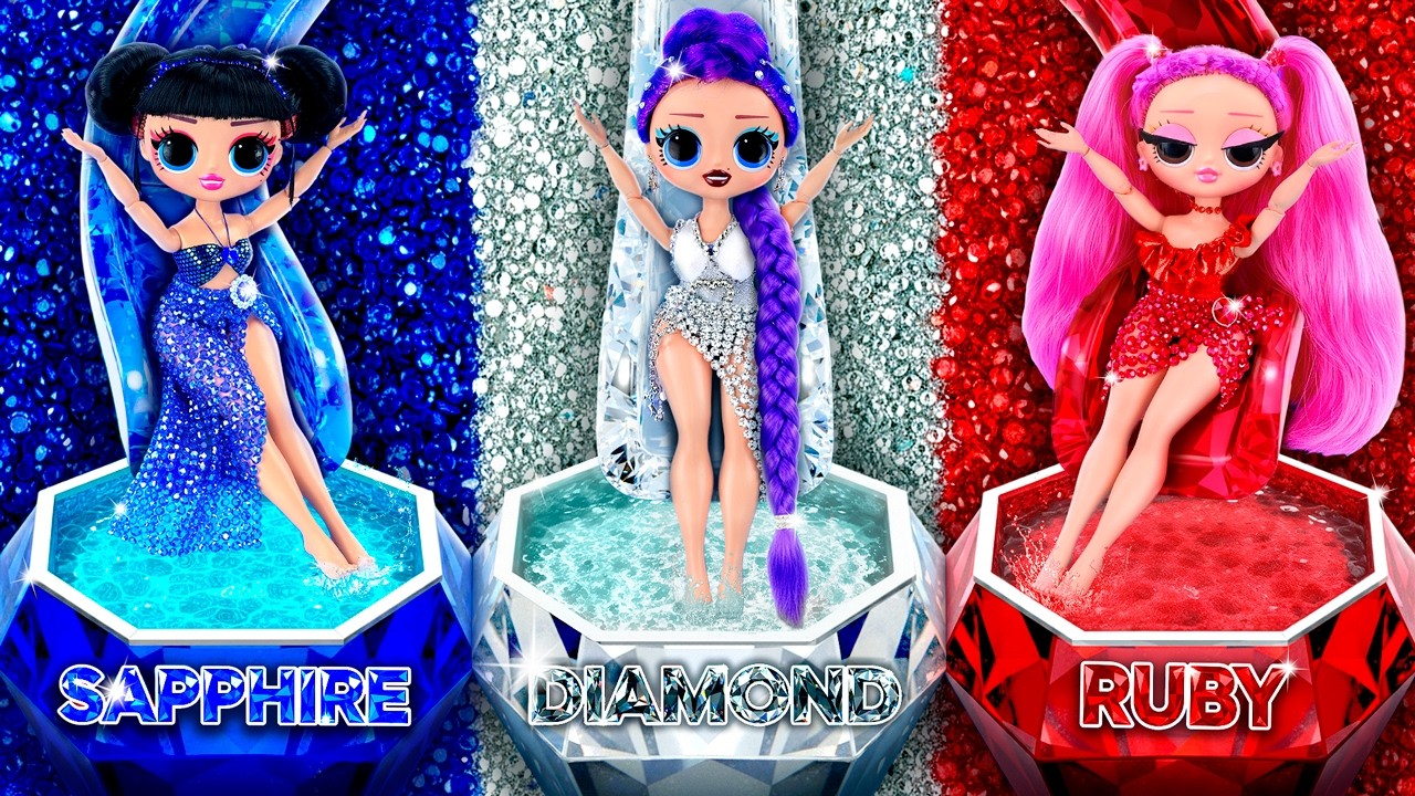 Кейпоп Охотницы на Демонов: Бриллиант, Рубин и Сапфир на яхтах! Поделки для кукол