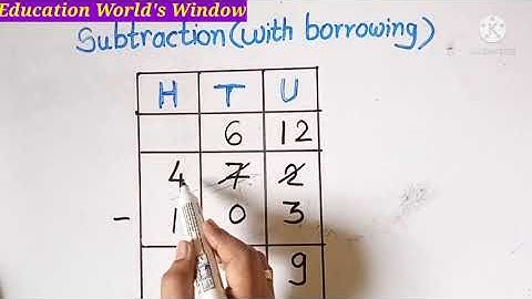 Bridge Course,Day-12, Subtraction(with borrowing),Std.4