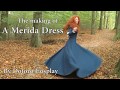 How to make a Merida Dress (Time Lapse)