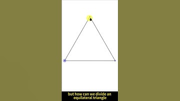 But how can we divide an equilateral triangle into 5 isosceles triangles?