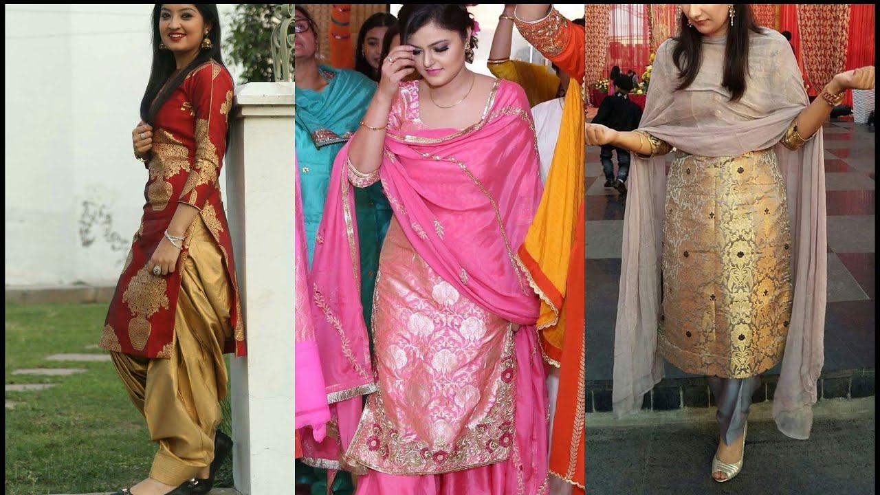 Banarsi Suit, Daily Wear Suits, Lakhnavi Suits, Majha Creations Mohali  Boutique Chandigarh - Majha Creations Mohali Boutique