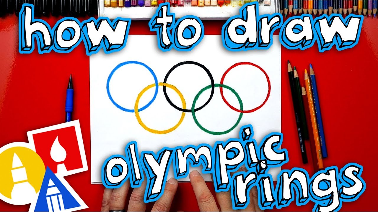 How To Draw The Olympic Rings - Art For Kids Hub 