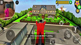 Fly with Scary Stranger Update Game Scary Teacher 3D Prank Miss T Again All Day screenshot 3