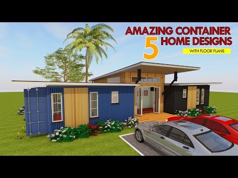 Best 5 MODERN Shipping Container HOUSE DESIGNS with FLOOR PLANS 2018 | ShelterMode.