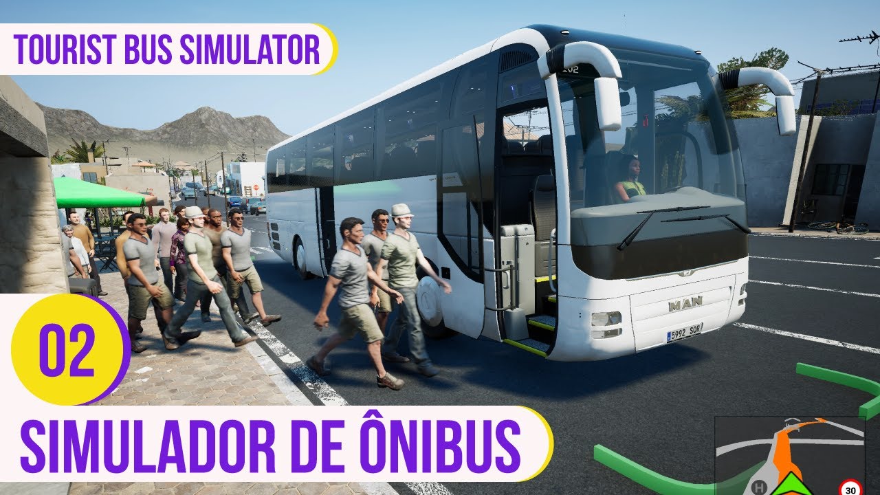 Simulador de direção de ônibus turístico e modernos jogos de simulador de  ônibus de transportes públicos de transporte público