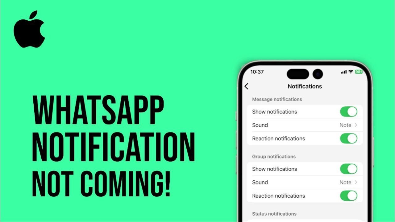 Fix – WhatsApp Notification Problem on iPhone || Tech Wash