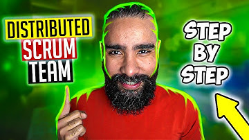 SECRET to Managing a Distributed & Remote Scrum Team (REAL LIFE Examples for ALL SCRUM EVENTS..)