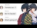If Hashiras meet Naruto!? Hashiras Infinity Castle Arc Demon Slayer Discord chat 
