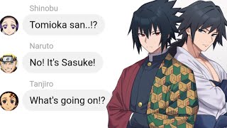 If Hashiras meet Naruto!? Hashiras Infinity Castle Arc Demon Slayer Discord chat 