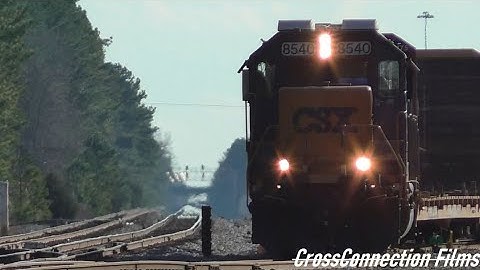 Rare Gem! CSXT L251-31 W/8540 SD50-3 At Collier VA Yard