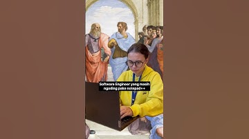 Software Engineer yang masih ngoding pake notepad++