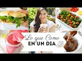 LO QUE COMO EN UN DÍA #1 ( VERANO ) | AUXY ORDONEZ