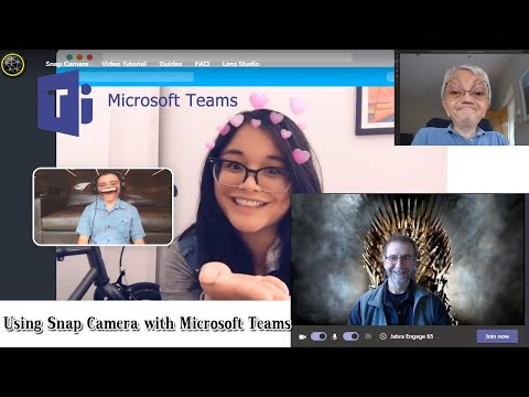 Video Using Snap Camera with Microsoft Teams | iLikeiT.info - youtube