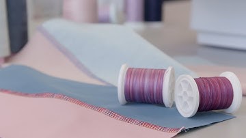 L 850 Overlocker / Serger: Flatlock with 3- and 2-Threads