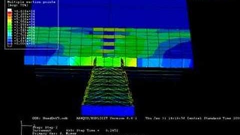 Finite Element Barge Model 3