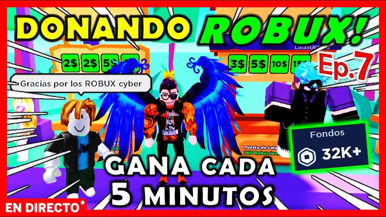 🔴 JUGANDO con SUBS y DONANDO ROBUX Ep.7 | ROBLOX en DIRECTO en ESPAÑOL ...