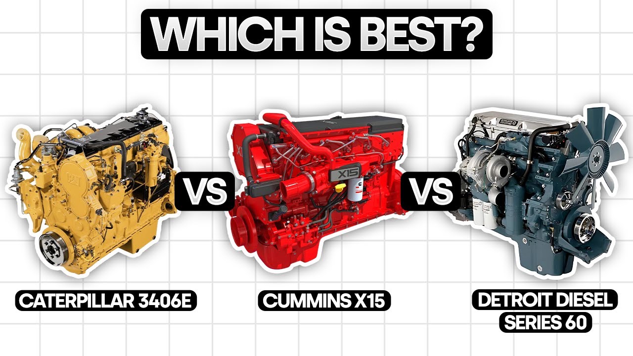 Cat 3406E VS Cummins X15 VS Detroit Diesel : Which is the best engine ...
