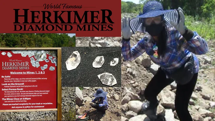 DIAMOND MINING AT HERKIMER DIAMOND MINES #HUNTINGHERKIMERDIAMONDS #rockhounding