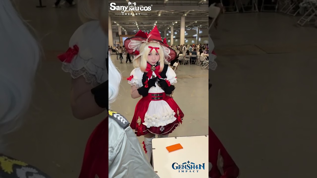 【SanyMuCos】Genshin Impact Furina Cosplay At the Exhibition. #genshinimpact #furina #klee #cosplay