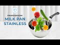 Pamosroom milk pan stainless