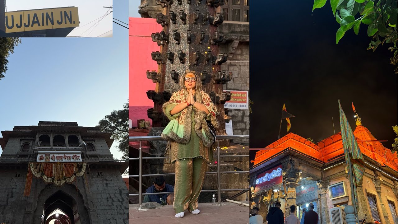 UJJAIN VLOG 📍🪷🔱 | mahakal aarti | BHASAM AARTI | Things to do in Ujjain 🚊🐚🎥