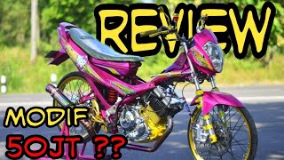 Review modifikasi satria fu kontes lebih bagus dari satrianya Maykel Setiawan??