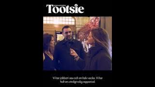 Klipp från musikalkomedin Tootsies premiär 29 september 2022, Oscarsteatern