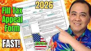 How to FILL out GA tax appeal Form in 7 minutes! PT-311-A (2026)