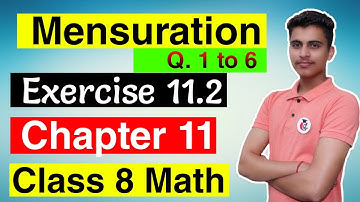 Class 8 Math Chapter 11 Mensuration Exercise 11.2  Q.1 to Q.6 NCERT Solution for CBSE, HBSE