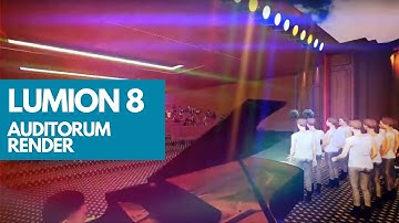 auditorium render with lumion 8