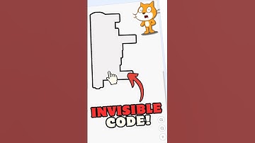 INVISIBLE Scratch Code?! 🔥🔥🔥 HIDDEN Code HACK!    #scratch #scratchprogramming #shorts