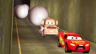 LIGHTNING MCQUEEN VS ABANDONED MILITARY BASE STORY