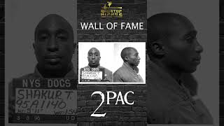 Me Against The World 2 Pac Shakur - One Stop Hip Hop Wall Of Fame #shorts #2pac #hiphop #short