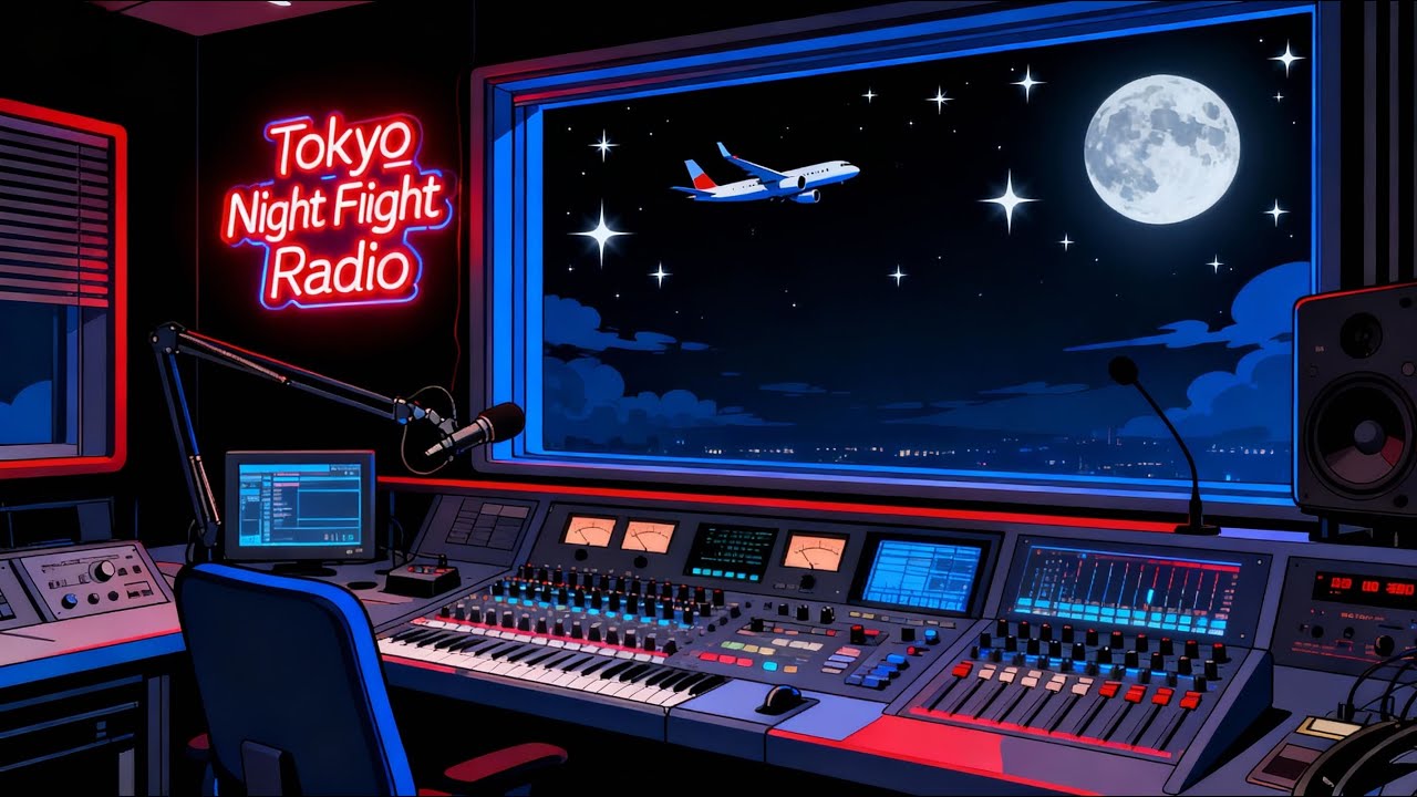 # 184 Tokyo Night Flight Radio | Lo-fi World Fusion Grooves | Cross-Cultural Soundscape