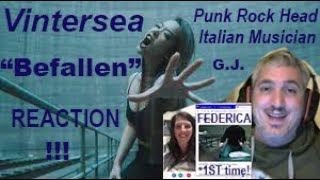 Vintersea Befallen reaction My Friend Federica FIRST TIME EVER Punk Rock Head musician Giacomo James