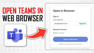 How To Open Microsoft Teams In Web Browser (Full Guide) screenshot 3