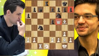 Anish Giri /Magnus Carlsen #chessplayer #chessgame #chess