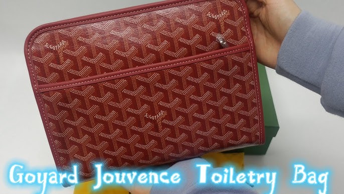 Goyard Jouvence mm Toilet Bag, Red, Free