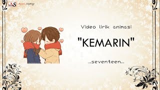 'kemarin' -  SEVENTEEN (cover by Desy Rahayu) || video lirik animasi