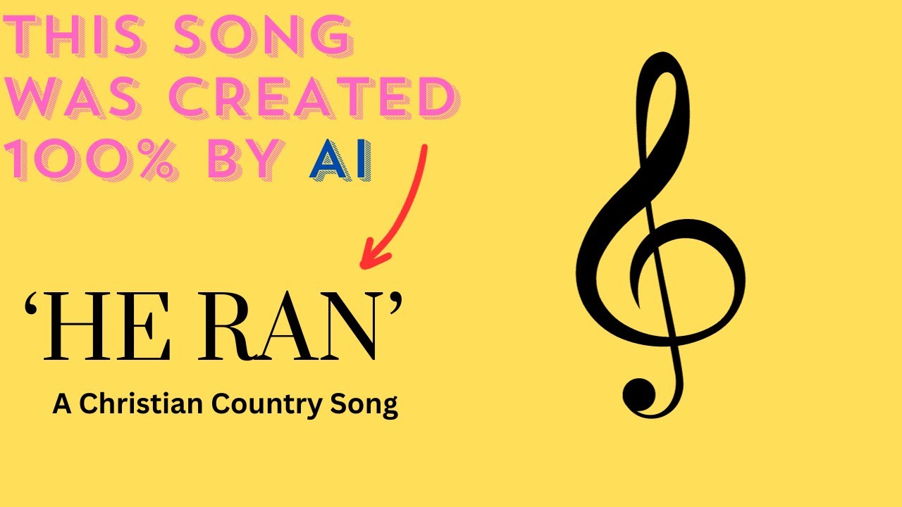 'HE RAN' - This Christian Song was Created 100% by AI - YouTube